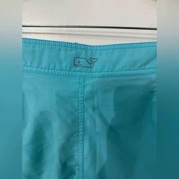 Vineyard Vines Men’s Light Blue Unlined Solid Stretch Board Shorts - Size 33 - Picture 6 of 10